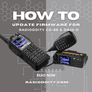 How to Update Radioddity GD-88 & DB25-D Firmware?