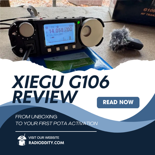 Xiegu G106 Review: From Unboxing to Your First POTA Activation | blog cover