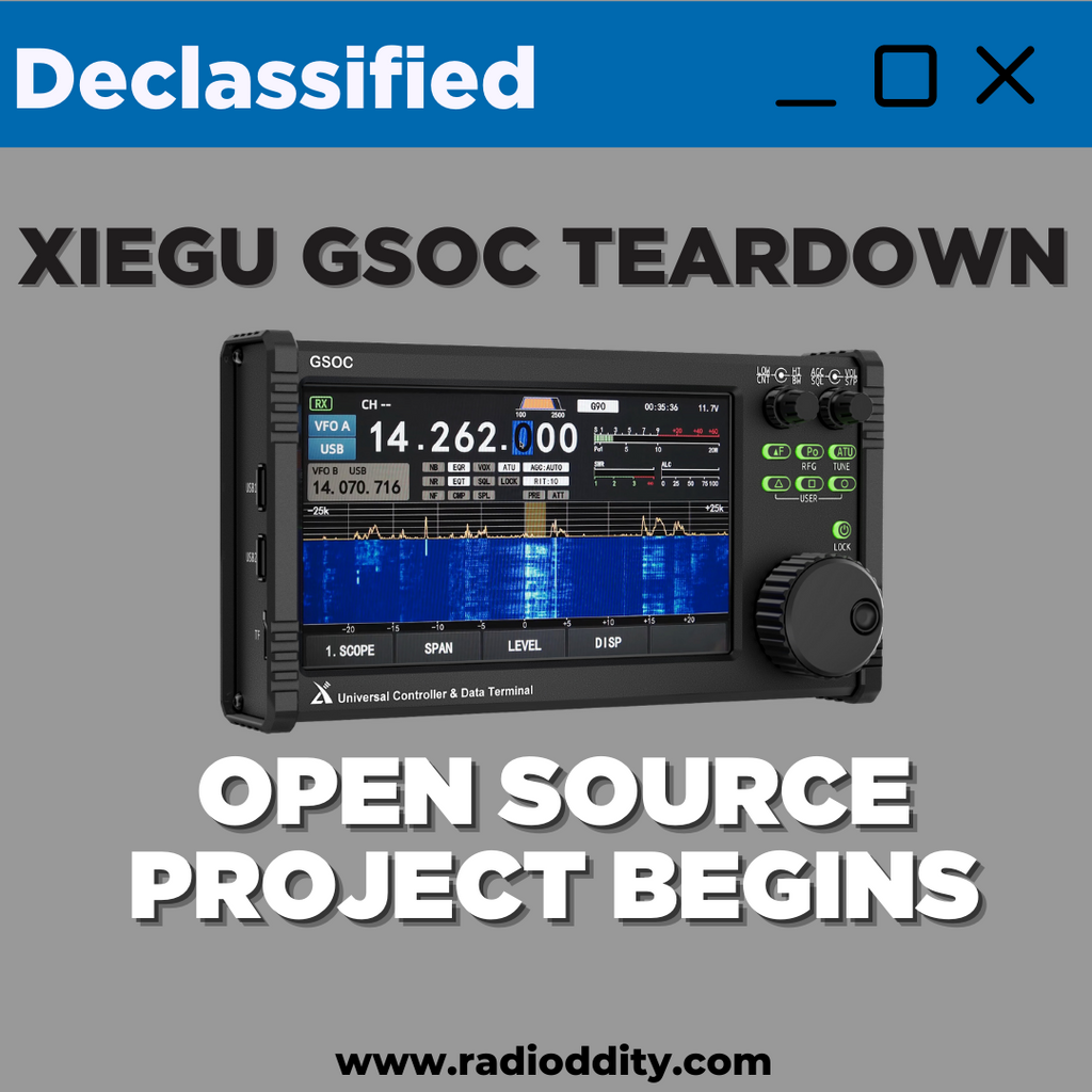 Xiegu GSOC Teardown | Open Source Project Begins