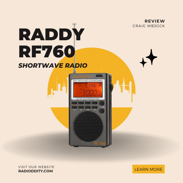 The Raddy RF760 Shortwave Radio