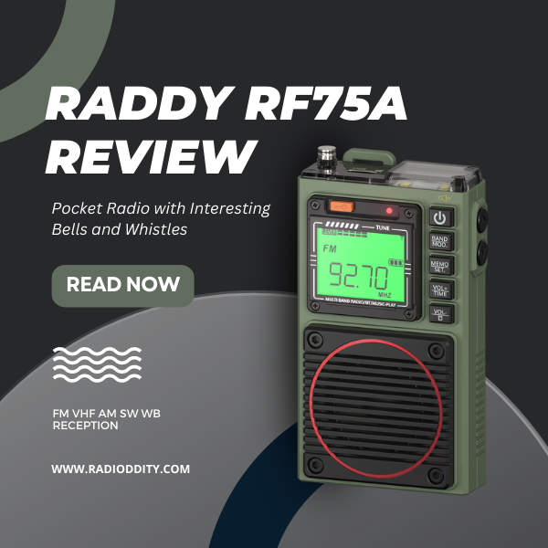 Raddy RF75A Review – Pocket Radio with Interesting Bells and Whistles ...