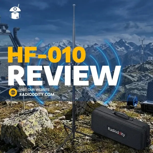 Radioddity HF-010 portable HF antenna - multiband vertical for POTA and SOTA