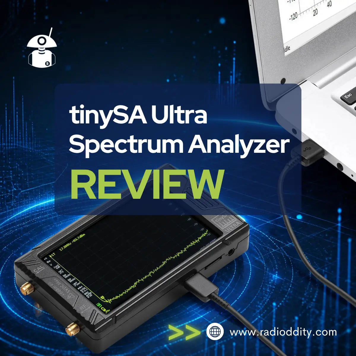 tinySA Ultra Spectrum Analyzer and Signal Generator
