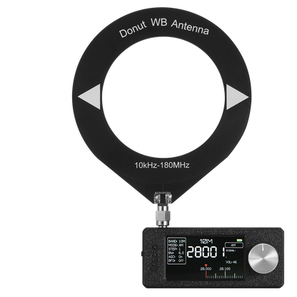 Raddy Mini Radio All-Band DSP Radio | Si4732 Chip | FM/SW/MW/VHF/CB Receiver | LSB/USB Modes | Headphone Amplifier | 1.9" Color Screen | Pocket Size | Firmware Upgrade - Radioddity