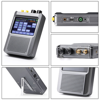 Raddy Malahit DSP2 SDR Radio | IPS Color Touch Screen | AM/SSB/DSB/CW/NFM/WFM/RTTY/FT8 |  5000mAh | CW Decoder - Radioddity