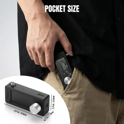 Raddy Mini Radio All-Band DSP Radio | Si4732 Chip | FM/SW/MW/VHF/CB Receiver | LSB/USB Modes | Headphone Amplifier | 1.9" Color Screen | Pocket Size | Firmware Upgrade - Radioddity