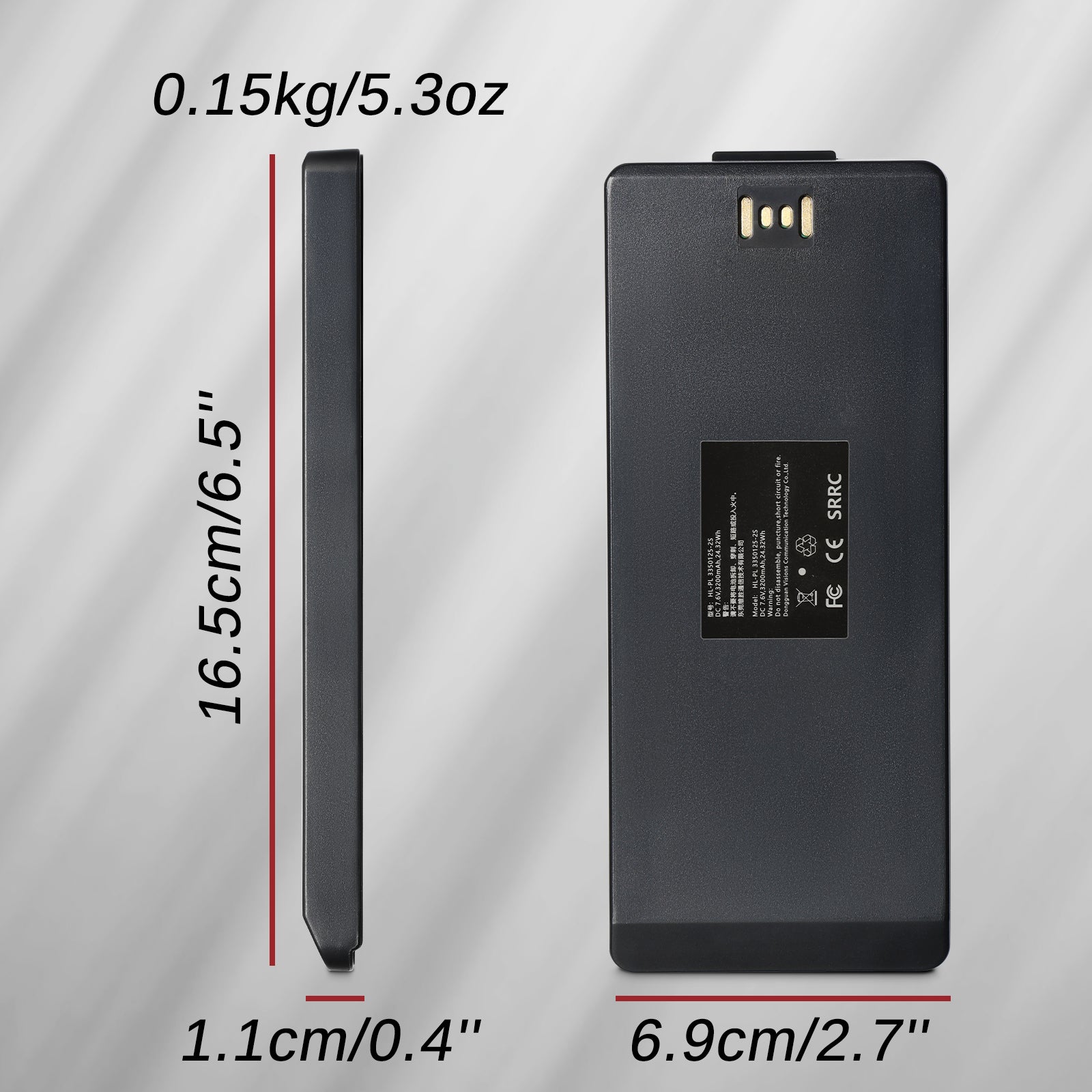 Xiegu X6200 Spare Battery - Radioddity