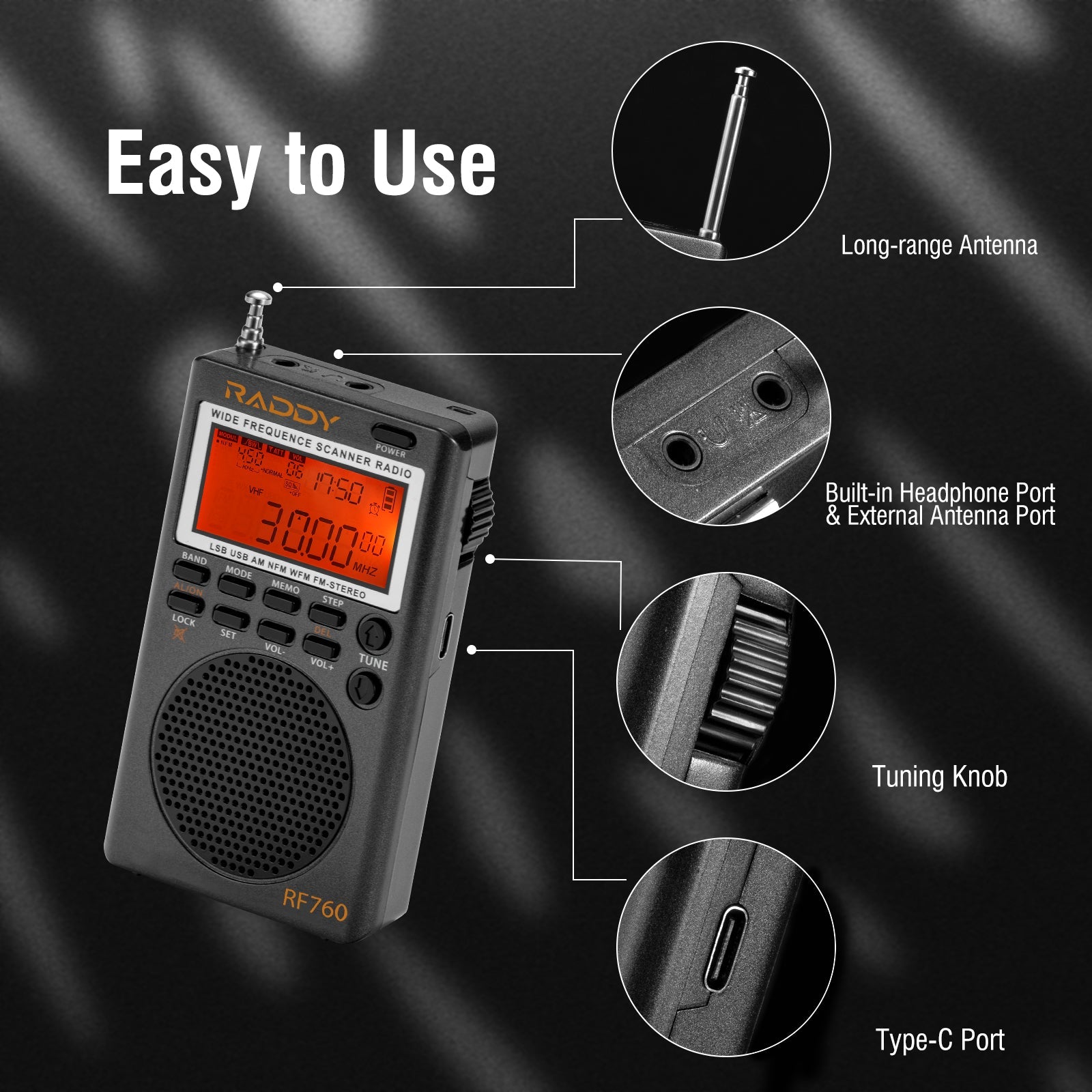 Raddy RF760 [OPEN BOX] - Radioddity