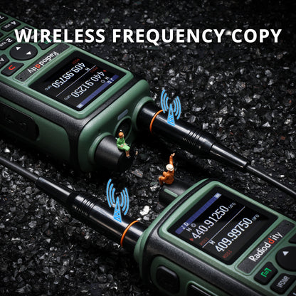 Radioddity GC-5 | Dual Band | 5W | 999 CH | Remote Frequency Copy | Color Screen | 1800mAh | NOAA FM RX - Radioddity