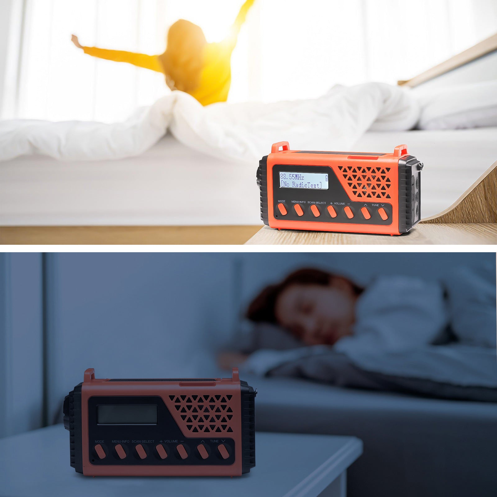 Raddy SD10 Emergency Radio | Alarm Clock