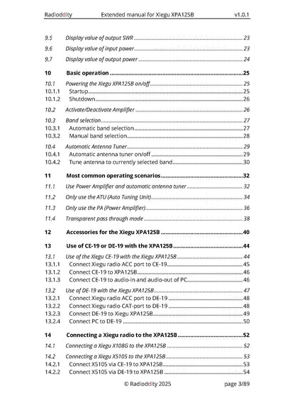 [eBook] Radioddity Extended Manual for Xiegu XPA125B - Radioddity