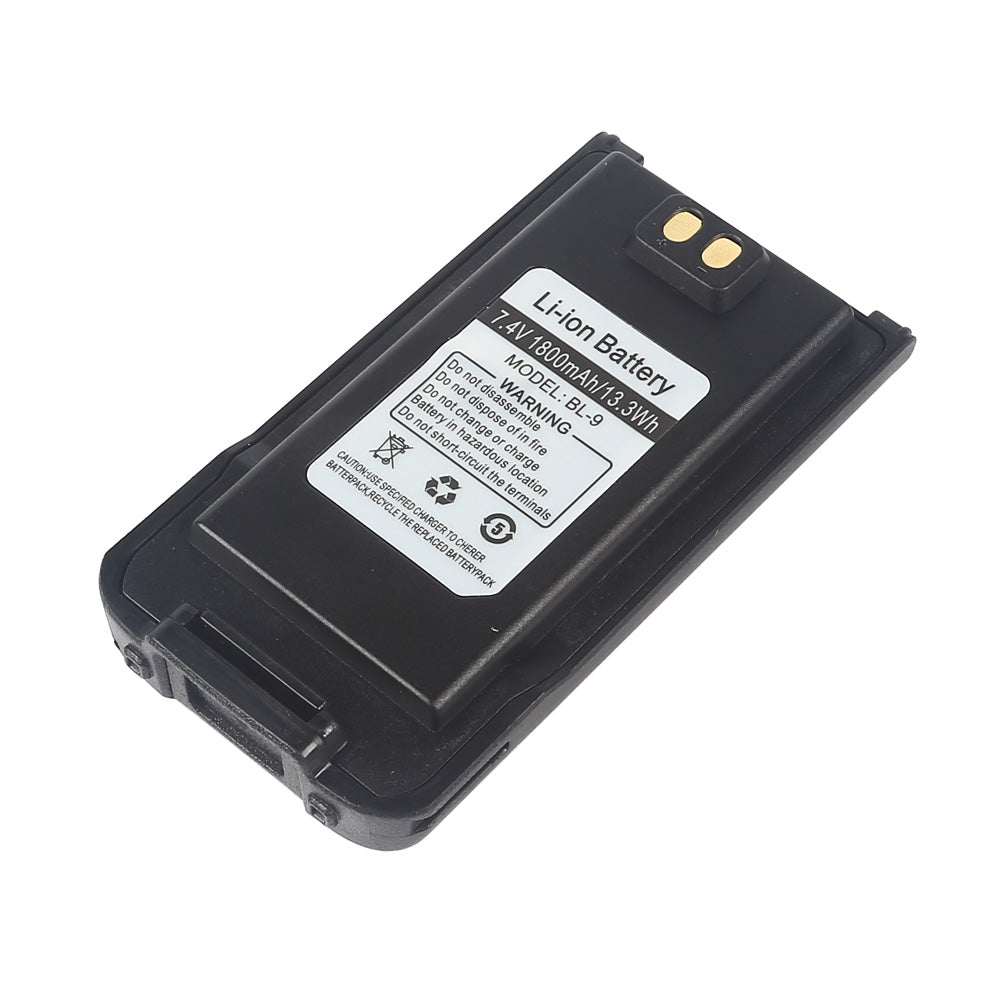 Baofeng GT-3WP UV-9R UV-9G Battery 1800mAh 7.4V - Radioddity