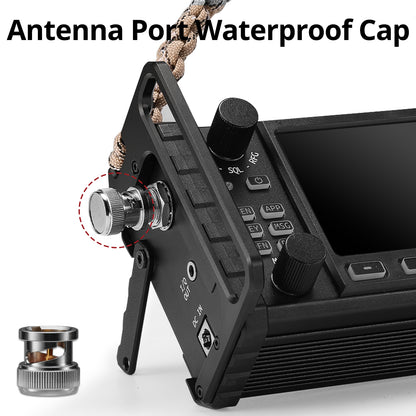 Radioddity X6100-H1 Protection Bracket | Antenna Port Waterproof Cap