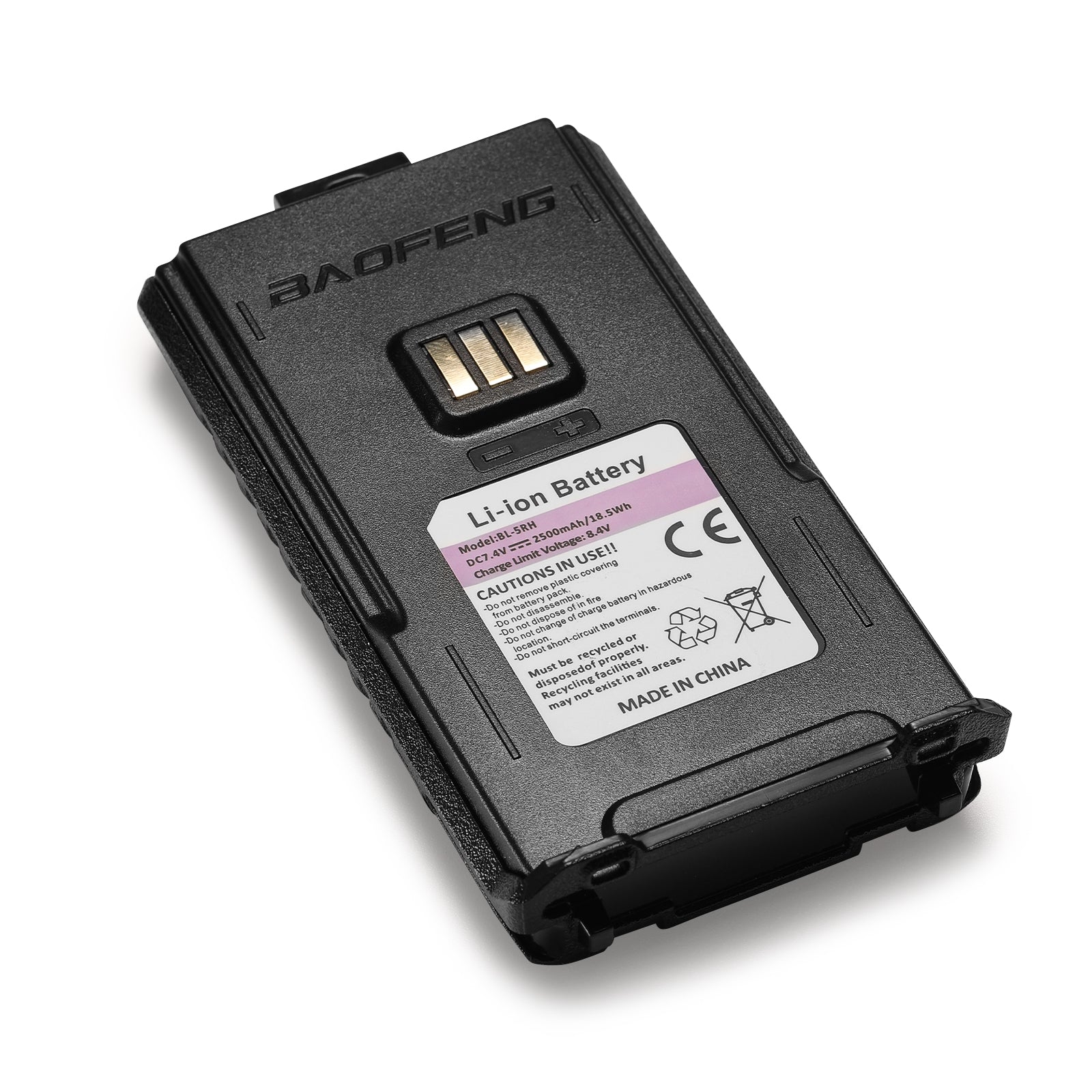 2500mAh Battery for Baofeng UV-5G Plus