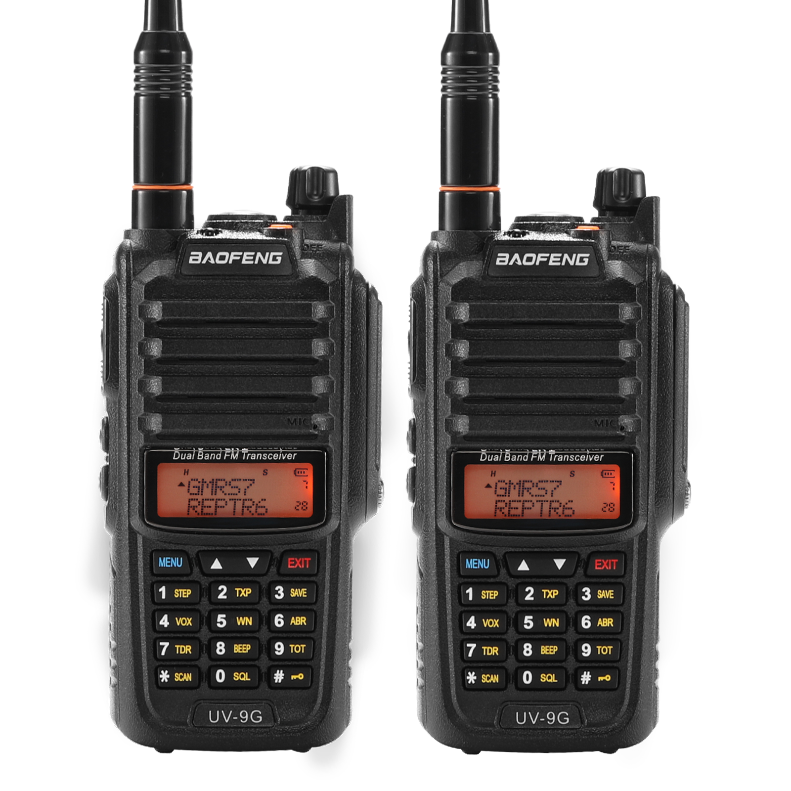 Baofeng UV-9G GMRS Radio [2 Packs] [ Open Box ] - Radioddity