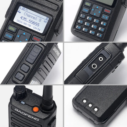Baofeng DM-1801 Pro 7W DMR Radio | Dual Band VHF/UHF & AM Aviation RX | 4000 CH & 50K Contacts | Tier II Dual Slot | One-Key Frequency Copy