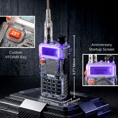 Baofeng UV-5R 25th Anniversary Edition - Radioddity