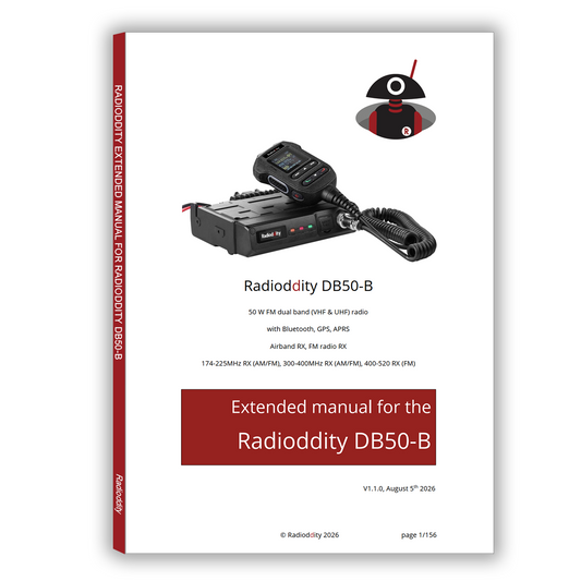 [eBook] Erweiterte Bedienungsanleitung für Radioddity DB50-B (in Englisch)