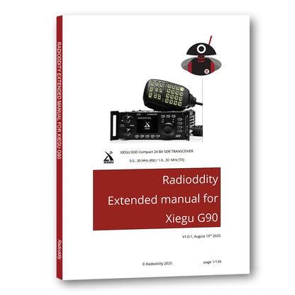 [eBook] Radioddity Extended Manual for Xiegu G90 - Radioddity