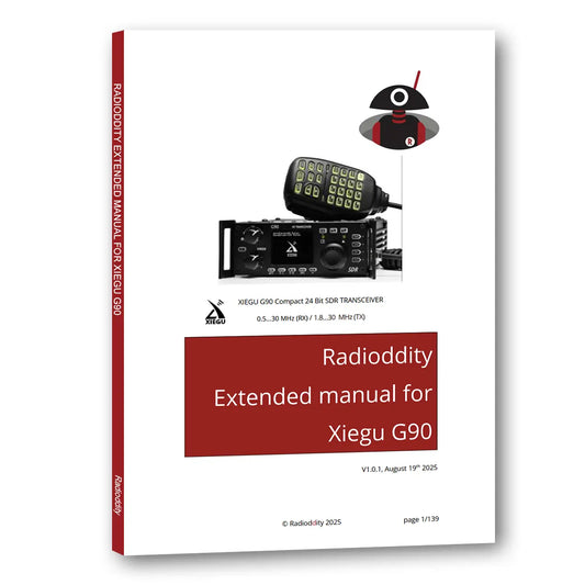 [eBook] Radioddity Extended Manual for Xiegu G90 - Radioddity