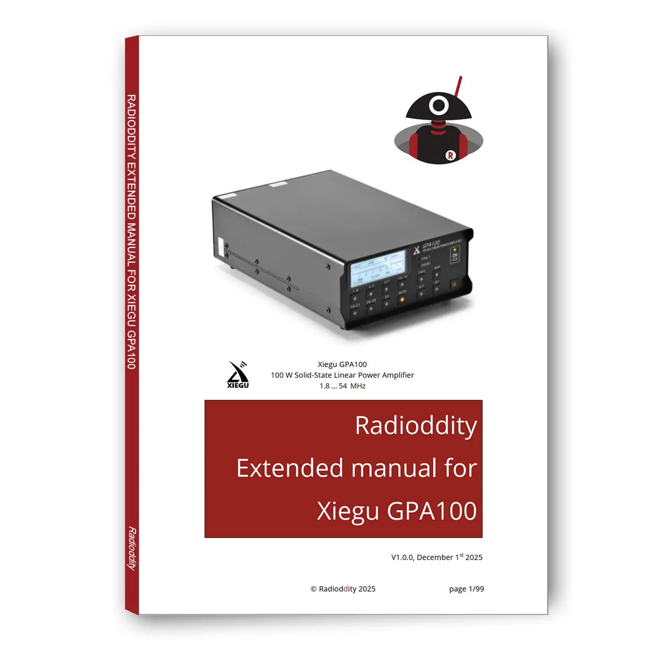 [eBook] Radioddity Extended Manual for Xiegu GPA100 - Radioddity