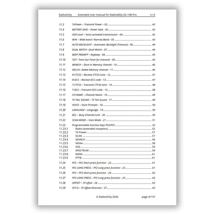 [eBook] Radioddity Extended Manual for Radioddity GS-10B Pro