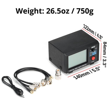 NISSEI  DG-503 Max SWR Meter size and weight 