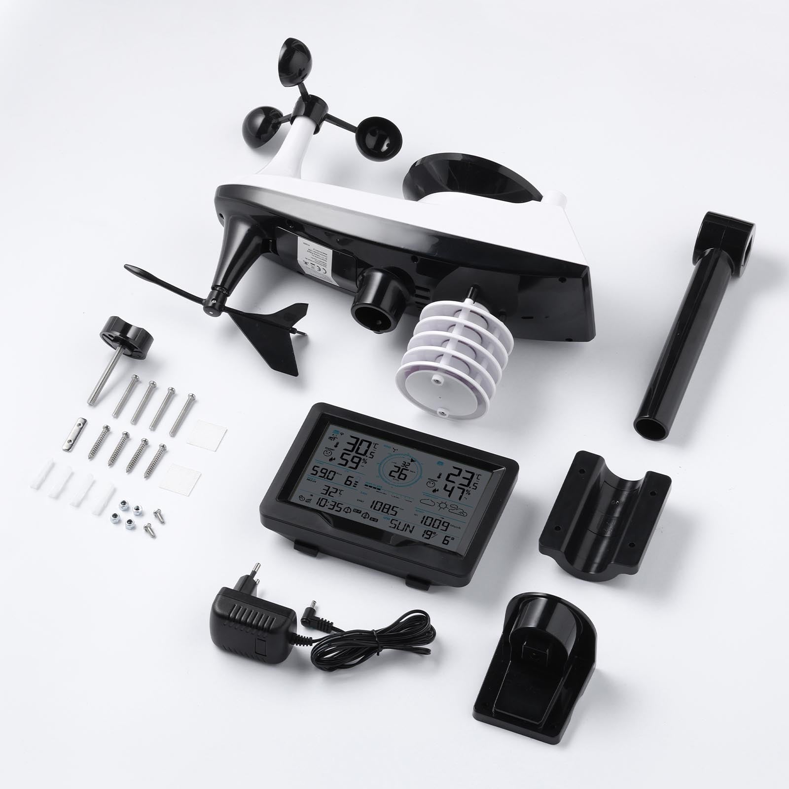 Raddy MN6 Wi-Fi Weather Station EU version | Package content