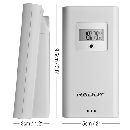 Raddy R4 remote sensor | Size