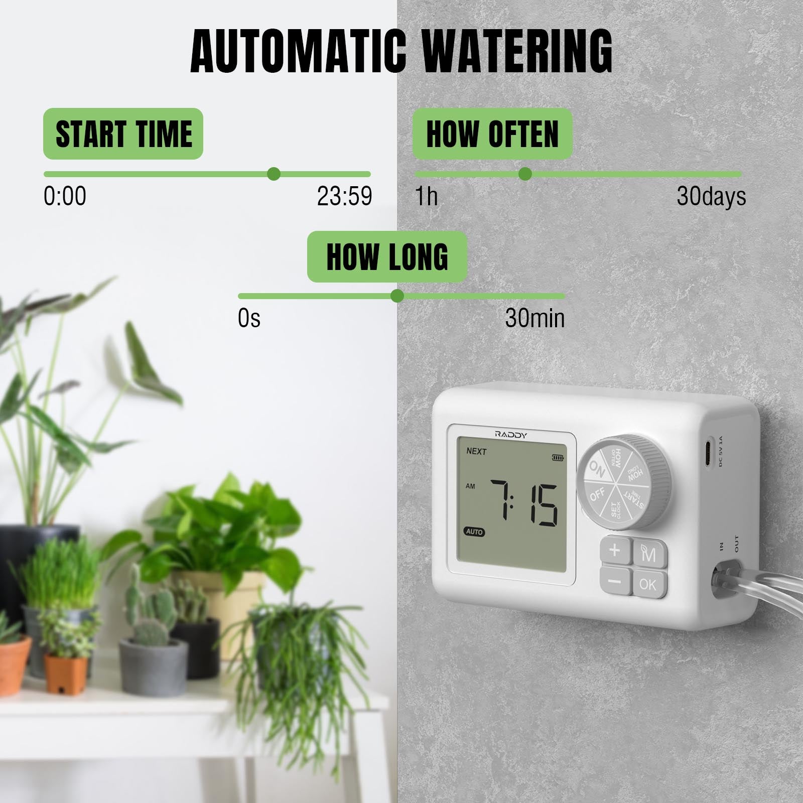 Automatic watering | Raddy WS-6