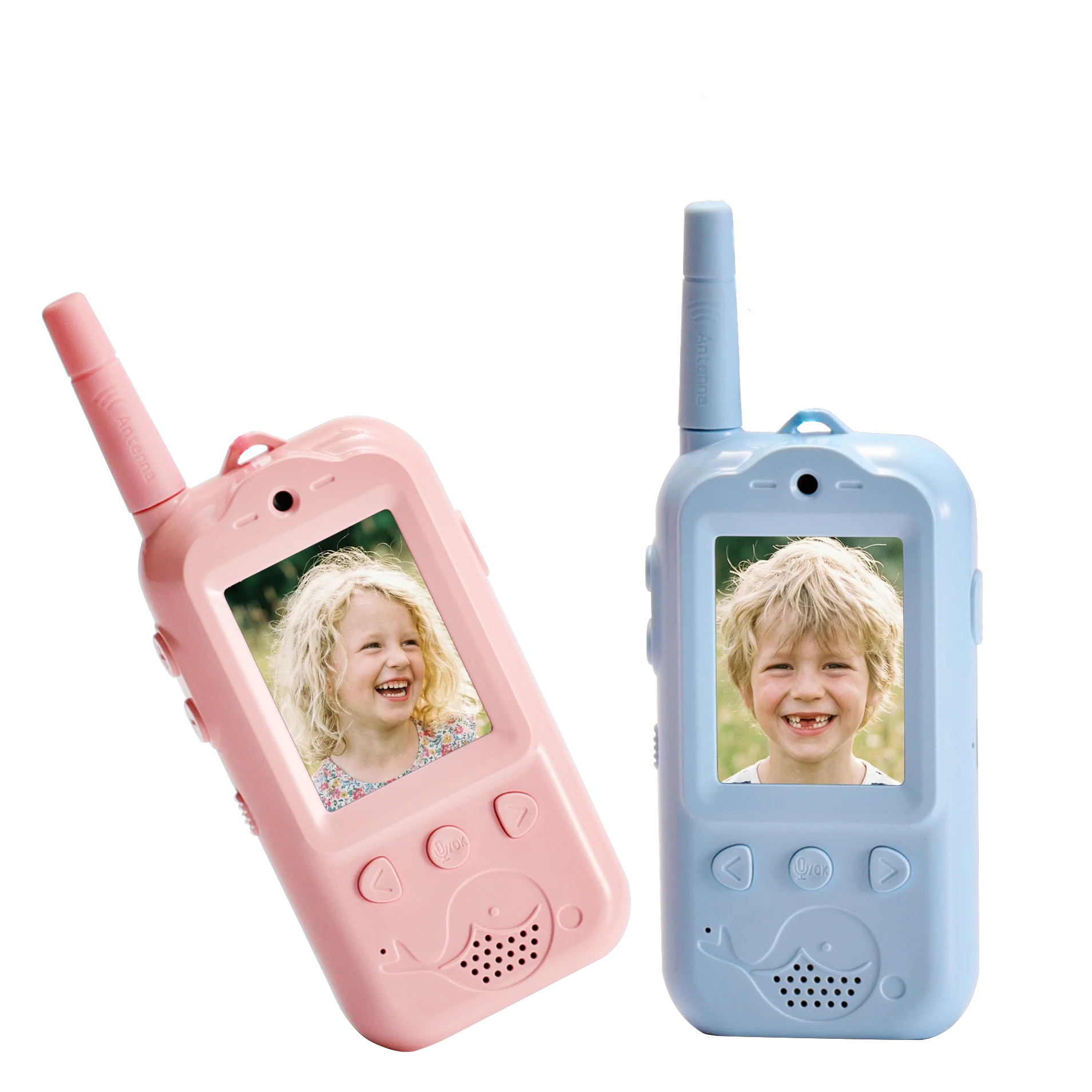 Radioddity KiddoTalk V1 Video Screen Walkie Talkies | 4 Fun Video Modes & Voice Effect | Toys for Boys&Girls - Radioddity