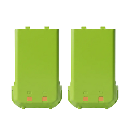 Radioddity BLHD2 Battery 2-Pack | 2500mAh Cold-Resistant | USB-C Rechargeable | For Radioddity HD-2 | Emergency Power Supply | Winter Camping & Off-Grid