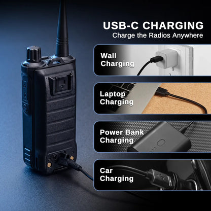 Radioddity BL-X1PRO 3000mAh Battery | Original Spare for X1 Pro GMRS | Direct USB-C Charging | 7.4V Li-Ion | LED Status Indicator | Compact Field Power