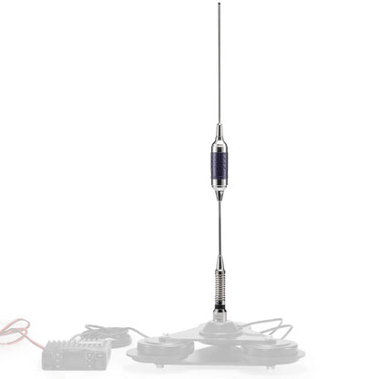 Radioddity CB-101 CB Antenna | 26–30MHz & 10M | 500W High Power | Low VSWR ≤1.5:1 | Telescopic Whip | PL259