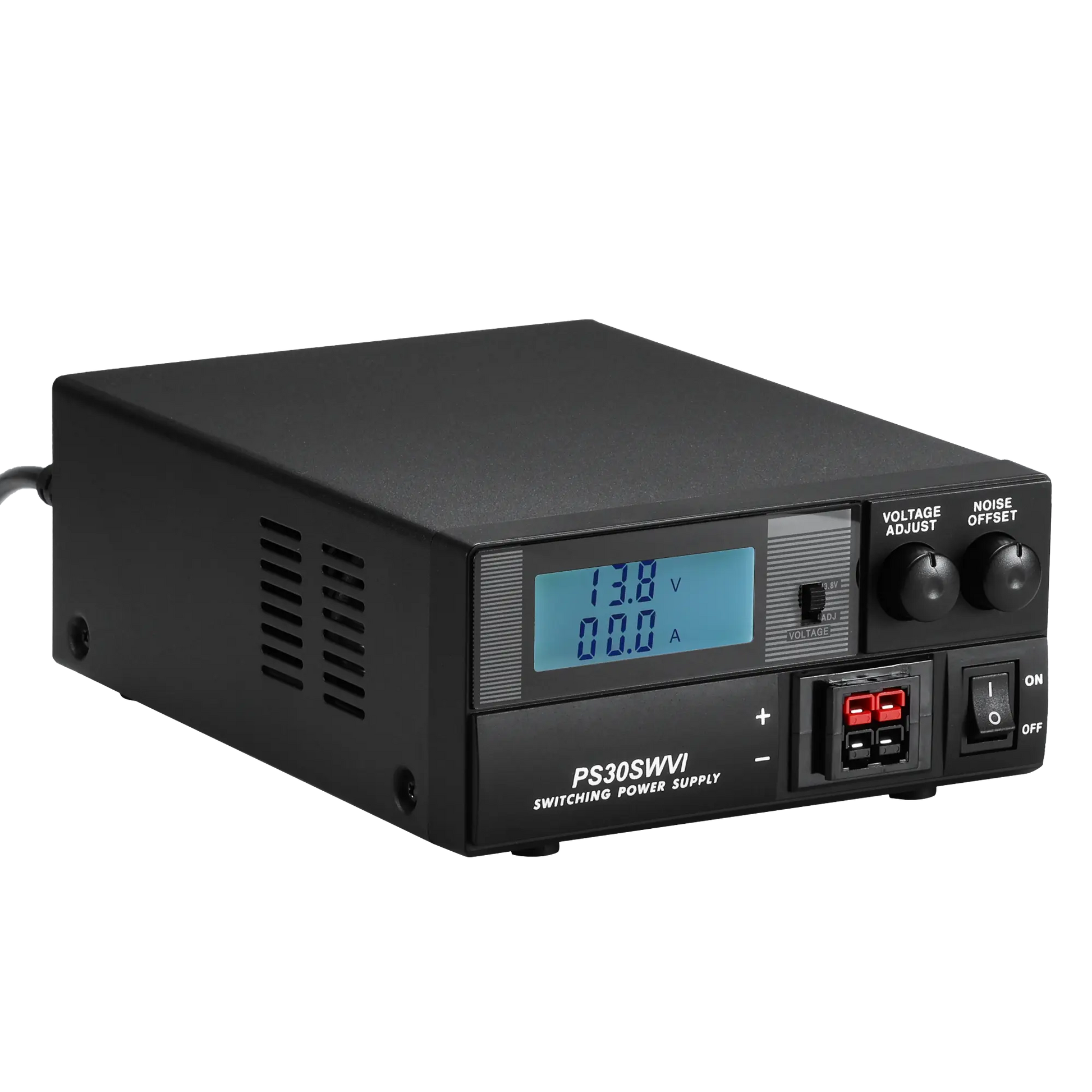 Radioddity PS30 Switching DC Power Supply | Anderson Powerpole(R) Compatible | 8–15V Adjustable | 13.8V Stable Output | 30A | Short Circuit & Overload Protection - Radioddity