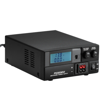 Radioddity PS30 Switching DC Power Supply | Anderson Powerpole(R) Compatible | 8–15V Adjustable | 13.8V Stable Output | 30A | Short Circuit & Overload Protection - Radioddity