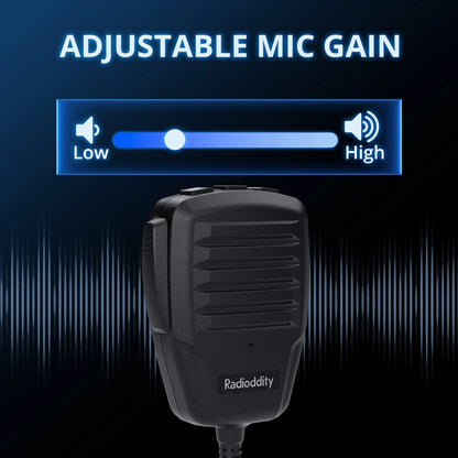 Radioddity QT30 10 Meter Radio | 30W SSB/AM/FM Mobile Transceiver | Large LCD | Built-in SWR Meter | Dual Noise Reduction & ASQ | Dual Watch | For Truck & Overland