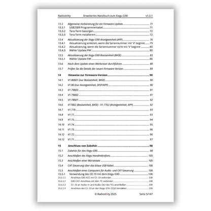 [eBook] Radioddity Extended Manual for Xiegu G90 - Radioddity