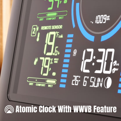 Raddy WF-80C | Atomic Clock With WWVB Feature