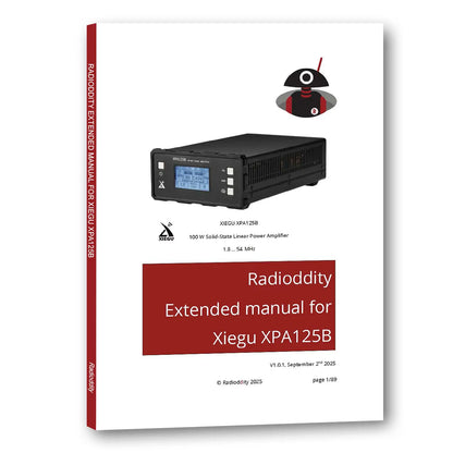 [eBook] Radioddity Extended Manual for Xiegu XPA125B - Radioddity