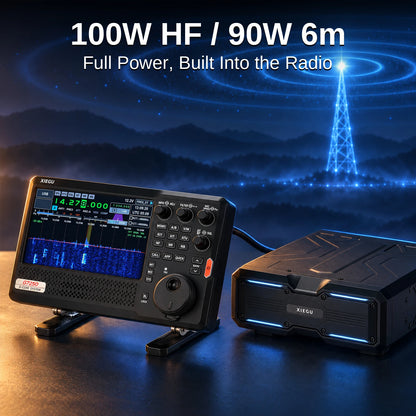 Xiegu G7250 100W HF/6m SDR Funkgerät| Erstes Produktionslos