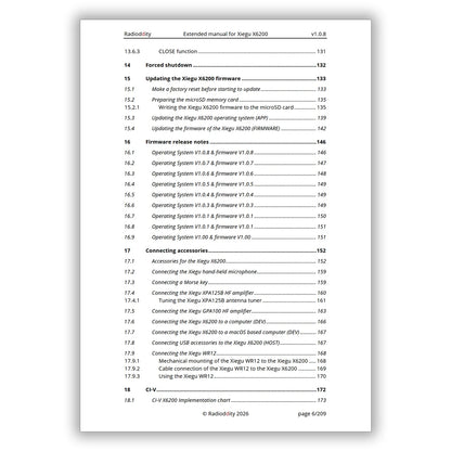[eBook] Radioddity Erweitertes Handbuch zum Xiegu X6200