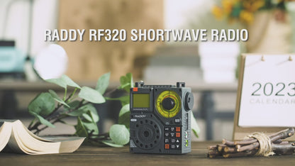 Raddy RF320 Shortwave Radio | FM/AM/SW/VHF/WB/AIR | Remote Control | Bluetooth 5.0