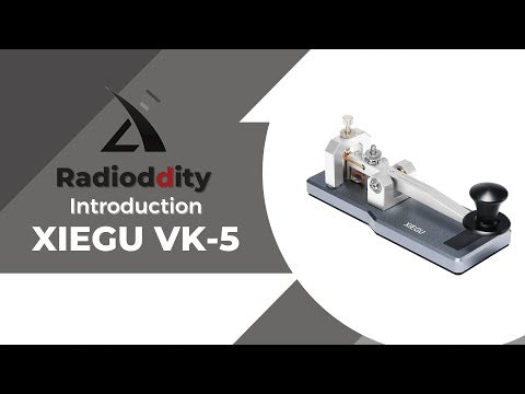 Xiegu VK-5 CW Straight Key Video