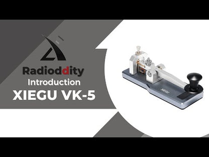 Xiegu VK-5 CW Straight Key Video