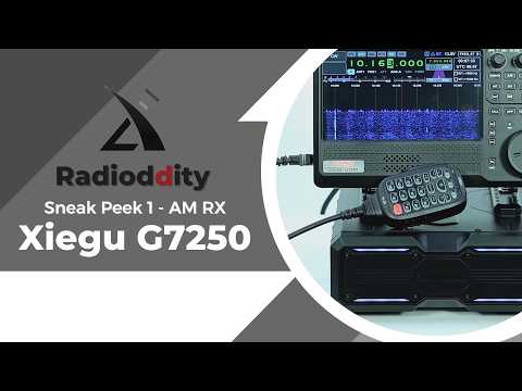 Xiegu G7250 Sneak Peek | AM Shortwave RX Audio Test (17MHz)