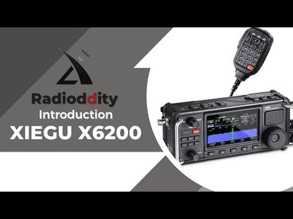 Xiegu X6200 HF-Funkgerät | 8W | Vollmodus Vollband | RF-Direktabtastung | Auswechselbarer Akku | Eingebauter Antennentuner | SDR-Struktur | mit WFM AIR RX
