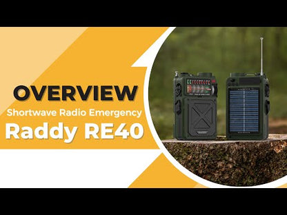 Raddy RE40 Shortwave Radio | overview