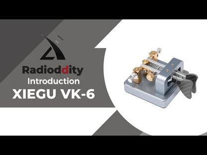 Xiegu VK-6 Iambic CW Morse Code Key Video