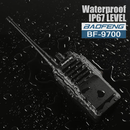 Baofeng BF-9700 | UHF | 7W/5W/1W | Waterproof | Noise Reduction | 1800mAh - Radioddity